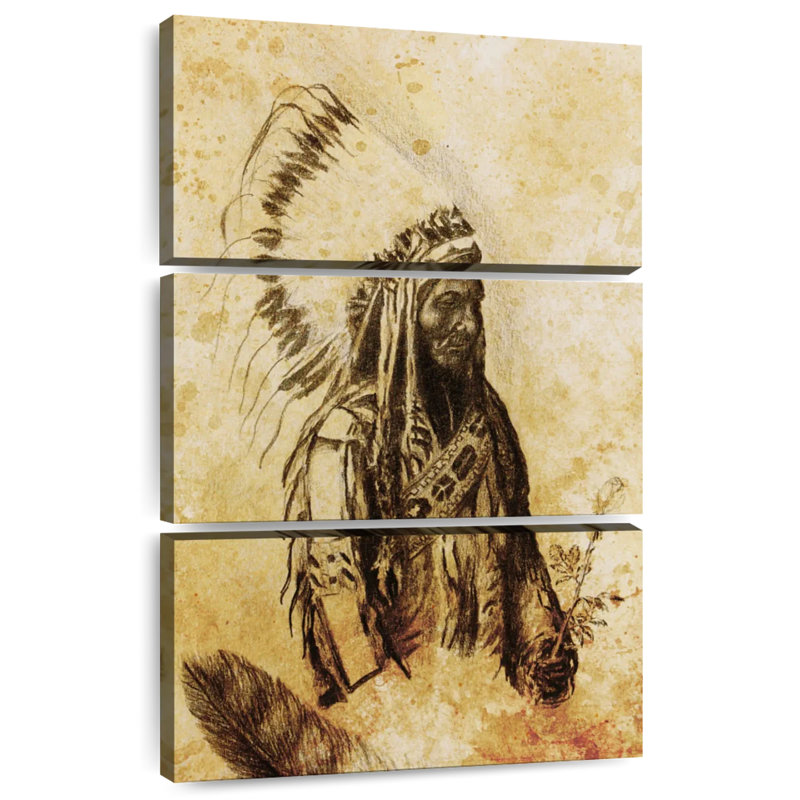 Sitting Bull, 38" H x 24" W