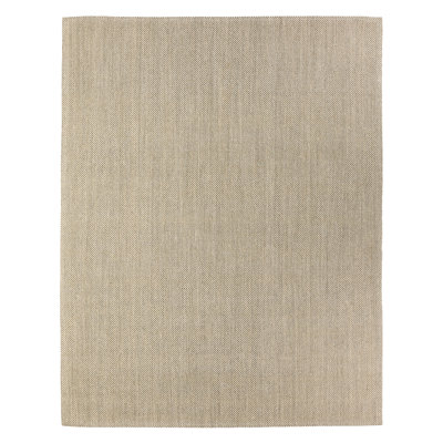Tapis blanc uni / taupe Jaipur Living Naples (9 pi x 12 pi)