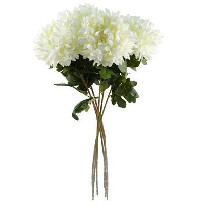 Pack of 6 x 75cm Reflex Chrysanthemum - Gold