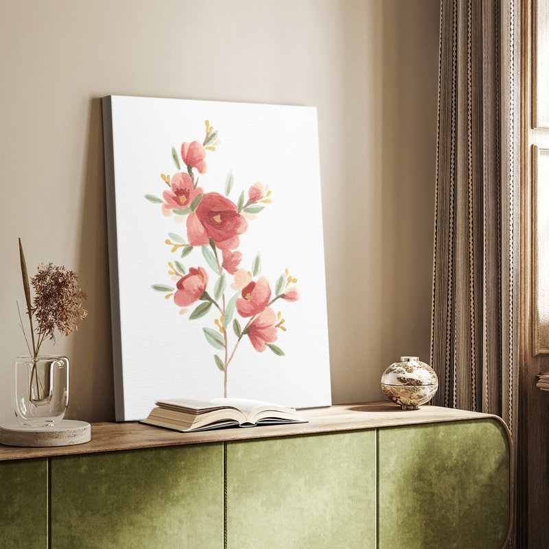 Wildflower Sprig IV - galerie sur mesure, H 18 po x l 12 po
