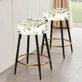 Tranquil Leaves - Plants Bar Stools Set Of 2