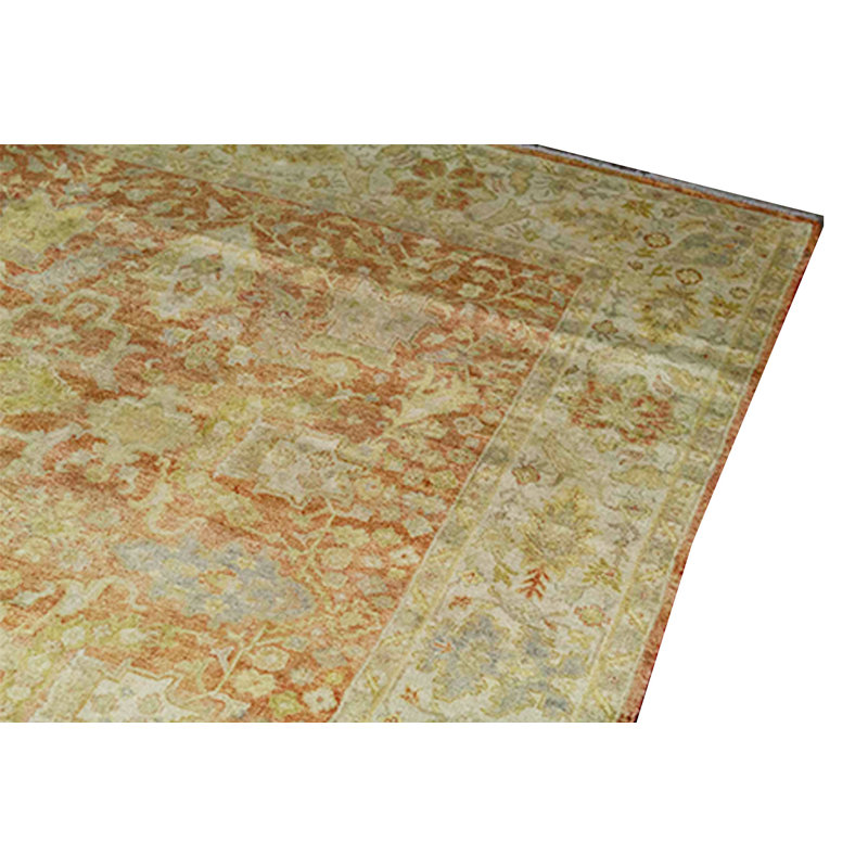 Silk Floral Area Rug
