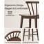 Tabouret de comptoir moderne en bois massif de 24 po, tabourets pour îlot de cuisine avec dossier-1661507411-1666775512