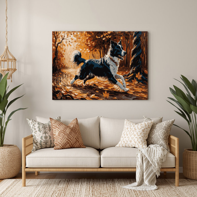 Chiens, art mural noir en métal Stabyhoun, H 16 po x l 20 po