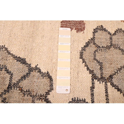 Palas Denizli Cream Kilim 5'7" x 7'7"