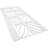 H 94.5'' W x 0.625'' D Plastic Wainscot Paneling Kit-69958709