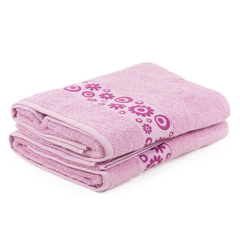 Ethan Cotton Midweight Hand Towel, Light Pink