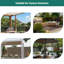 Écran d'intimité durable rétractable pour pergola de patio-105343252-105343250