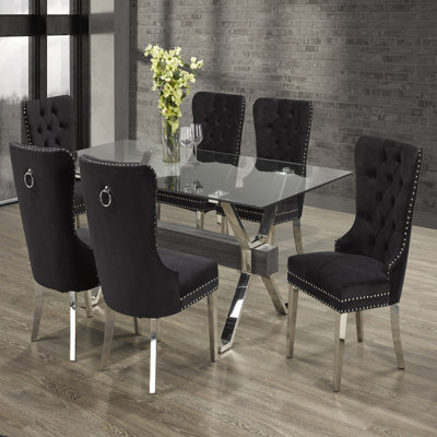 Ensemble de salle à manger rectangulaire pour 6 personnes 39 po Keriona