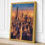 City at Dawn Modern - Wrapped Canvas-1837542848-1837542874