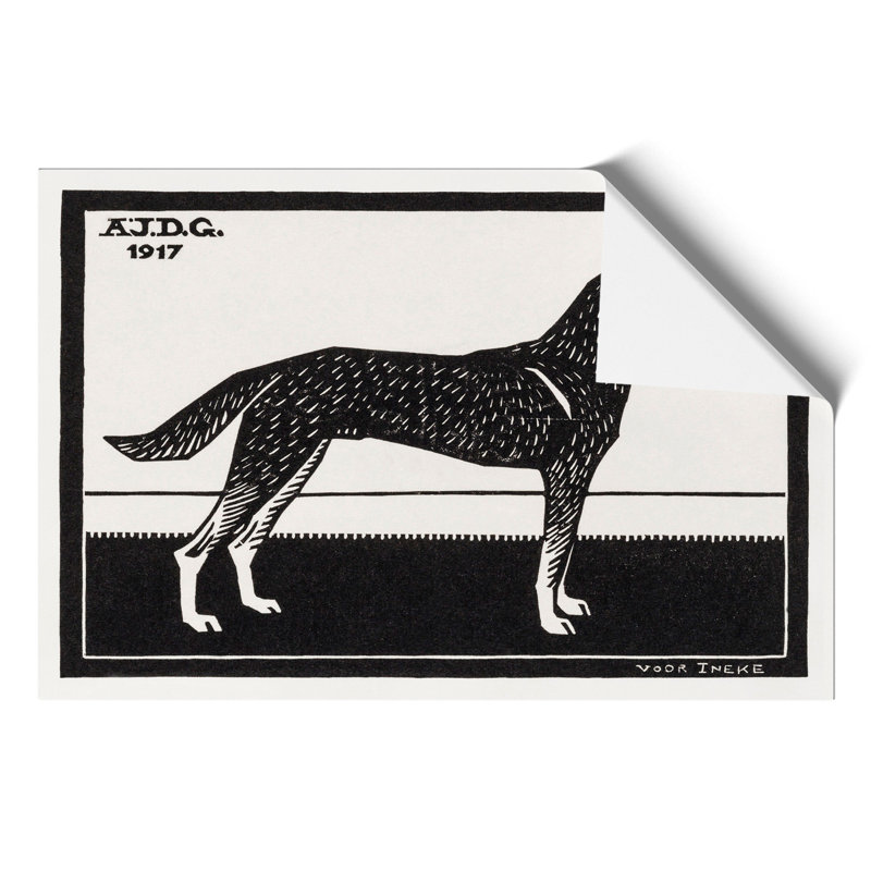 Dog by Julie de Graag - Frameless Print, 42cm H x 59cm W x 0.1cm D