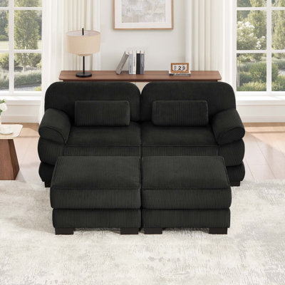 Canapé d'angle modulaire en forme de U Cloud Couch avec coussins lombaires