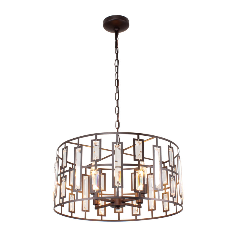 Lustre tambour 4 lumières Vanhoose