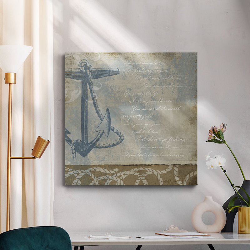 «Coastal Inspiration VI», reproduction sur toile tendue, H 40 po x l 40 po x P 1 po