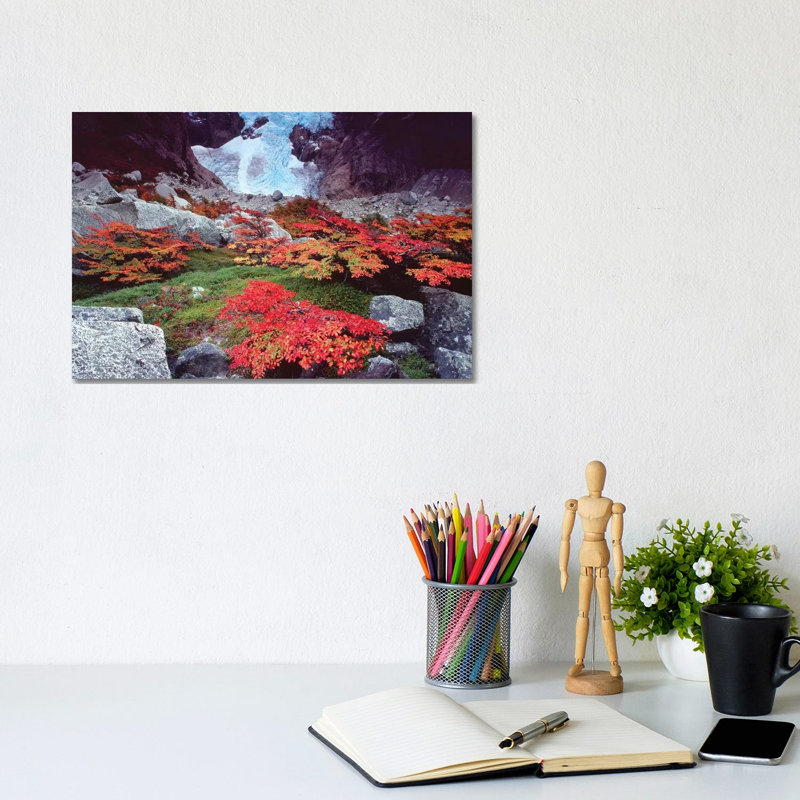 Patagonia Ice Fall by Gareth McCormack - Wrapped Canvas Print, 20.32 cm H x 30.48 cm W