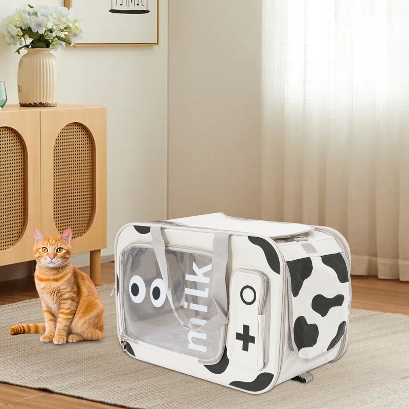 Sac de transport rectangulaire pour animaux de compagnie (chats jusqu'à 10 kg / 22,05 lb ou petits chiens jusqu'à 7,5 kg / 16,53 lb)
