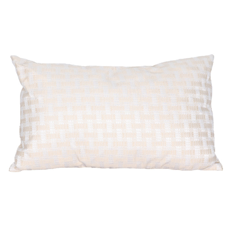 Reversible Throw Pillow, Beige