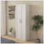 Armoire haute et armoire de cuisine avec 2 portes et 3 cloisons pour séparer 4 espaces de rangement