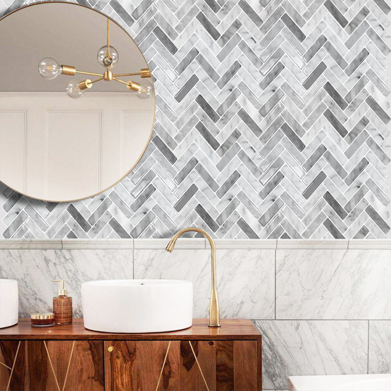 2.5mm 3D Gel Peel and Stick Wall Tile Stickers