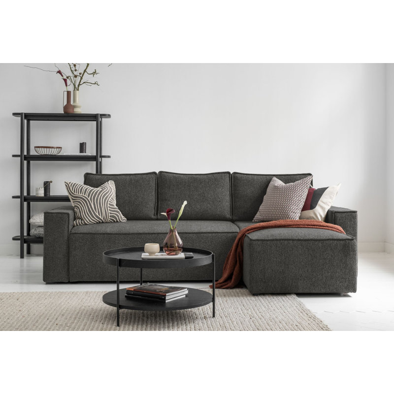 Brave Dave 4 Seater Corner Sofa , Dark Grey