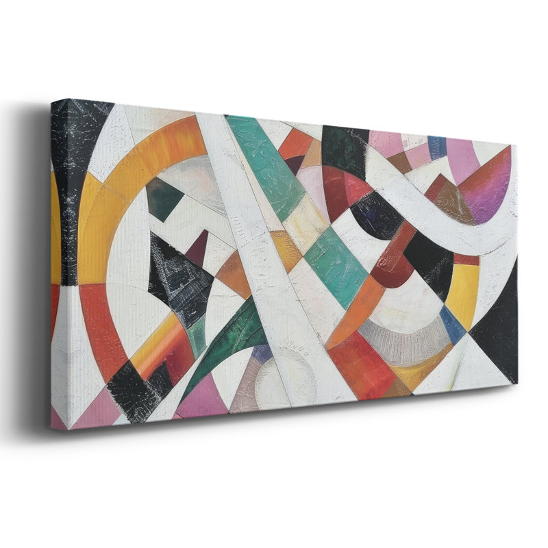 Abstract Series 1 #XL-Wide Gallery Wrapped Canvas, 12" H x 30" W