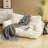 Colman  59" Wide Bean Bag Chair,Corduroy Lazy Sofa,Loveseat-369471924-387399766
