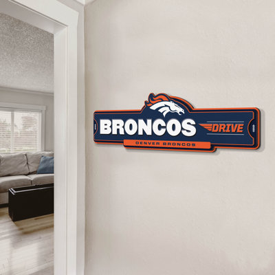 NFL Denver Broncos Street Sign