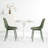 Kavi Minimalist Dining Chairs Faux Leather Upholstered Seating With Cushioned Backrest & Sturdy Metal Legs, Ideal For Home, Kitchen, Dining Room, Bedroom-1461873676