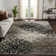 Daisetta Contemporary Floral Medallion Polypropylene Indoor Area Rug