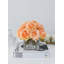 Real Touch Rose Arrangement In Square Glass Vase-1736719607