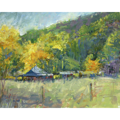 « mountain gloire », reproduction d’art sur toile tendue Country Colors