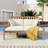 52.73" Acacia Wood Outdoor Patio Daybed-22131028