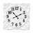 Oversized Flourish Cut-Out 30.12" Wood Wall Clock