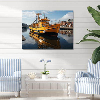 Port Quayside Contrast III sur toile