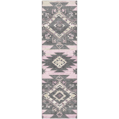 Premium Machine Washable Mayfield AMF1945 Tribal Rug