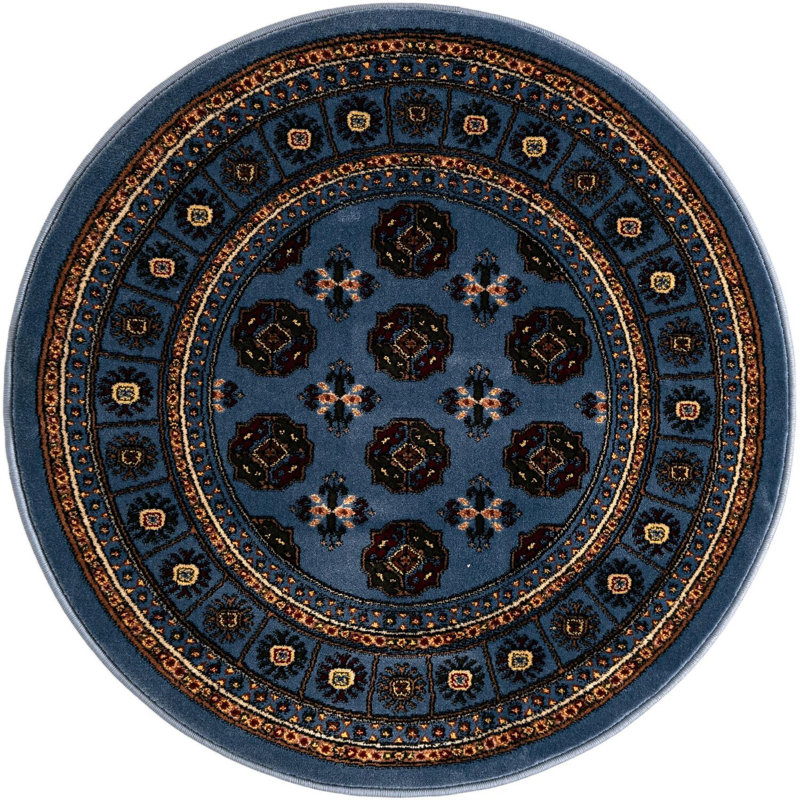 Tapis traditionnel Hinshaw, Rond 3 pi 3 po