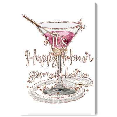 " Glimmering Martini Toast "