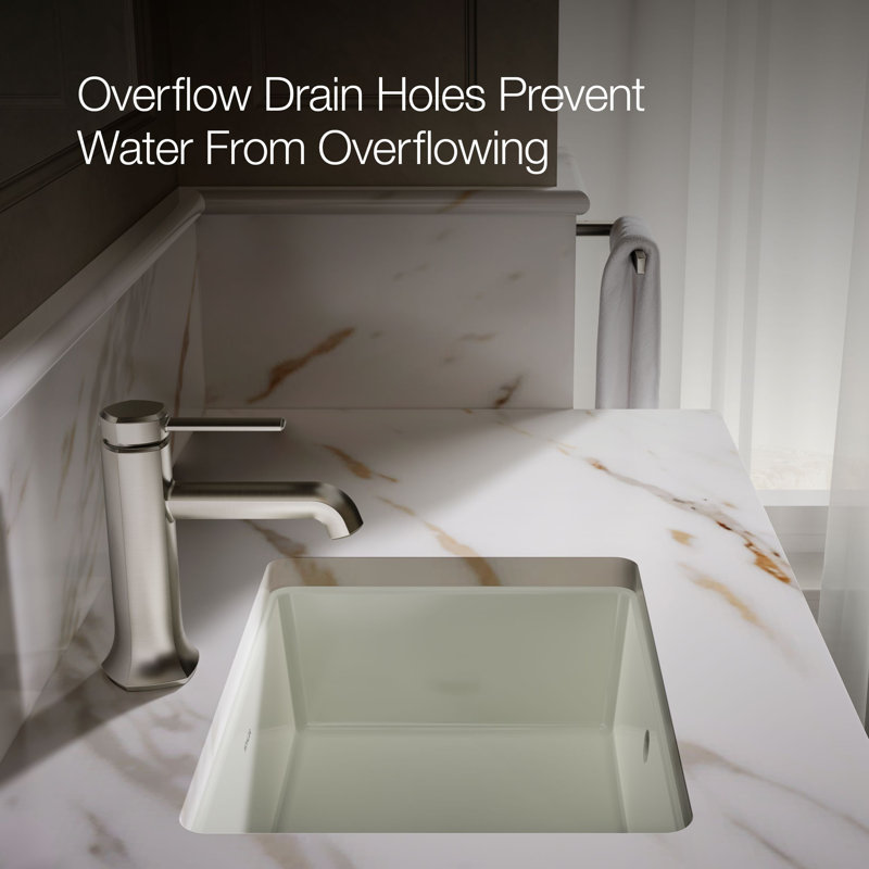 Under-Mount Bathroom Sink, Dune