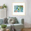 «GreenTable No. 1» par Paula Freeman, impression sur bois encadrée-1260794606-1260794607