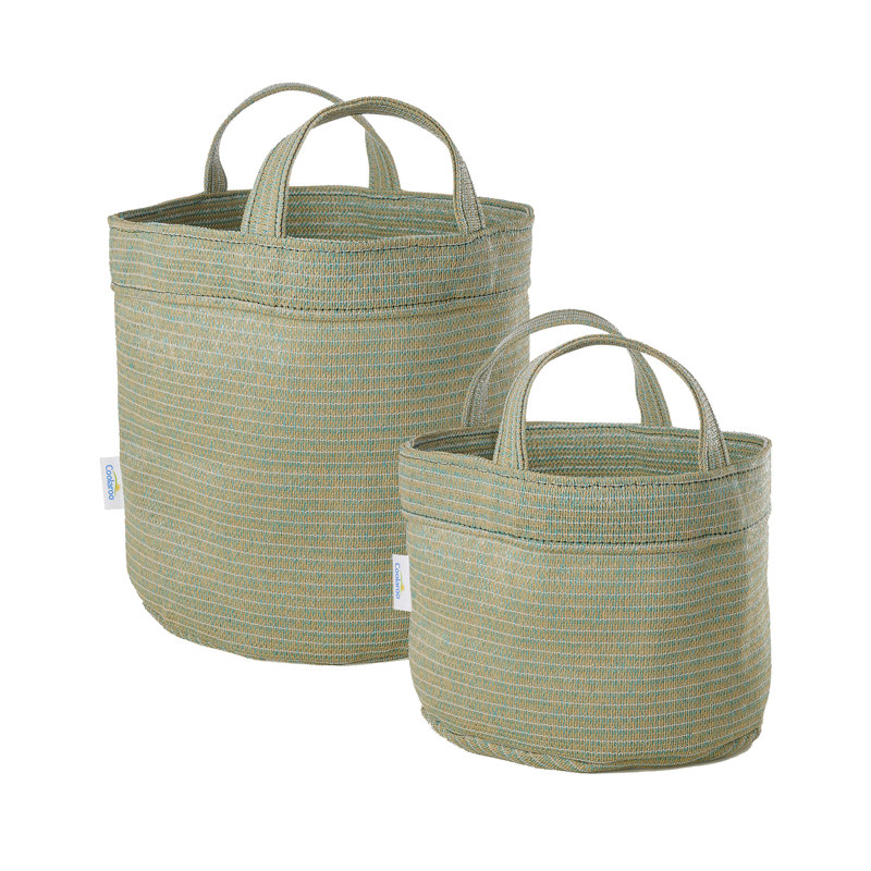 Coolaroo Fabric Decorative Bin, 32 Qt., Rivergum