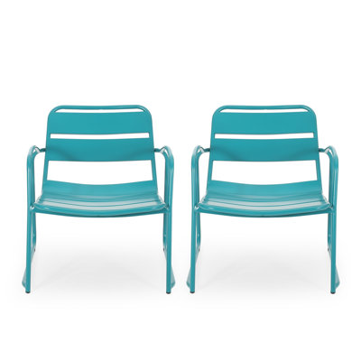 Ensemble de 2 chaises en fer