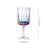 16 oz Acrylic Rainbow Wine Glasses