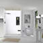 SaraMar 60'' W 36'' D 96'' H Glue Up Solid Surface Wall