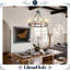 Luminaire suspendu rond en fer 10 lumières GlowHub Farmhouse