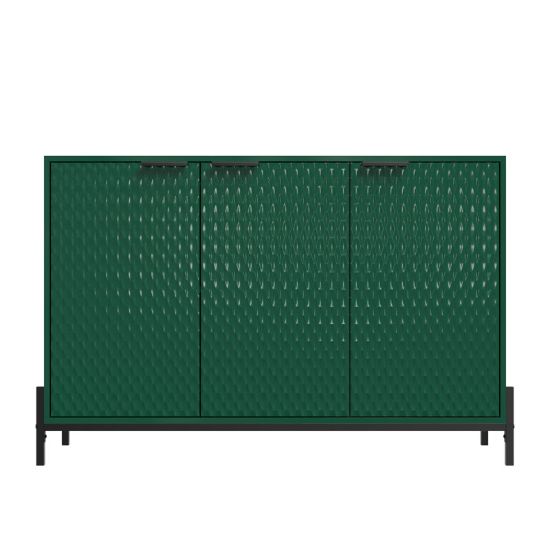 Tiet Sideboard, Green, 31.5" H x 48.8" W x 15.74" D