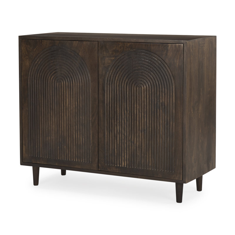 Armoire d'appoint Apia, Brun foncé