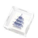 Blue Pagoda Cocktail Napkin Holder