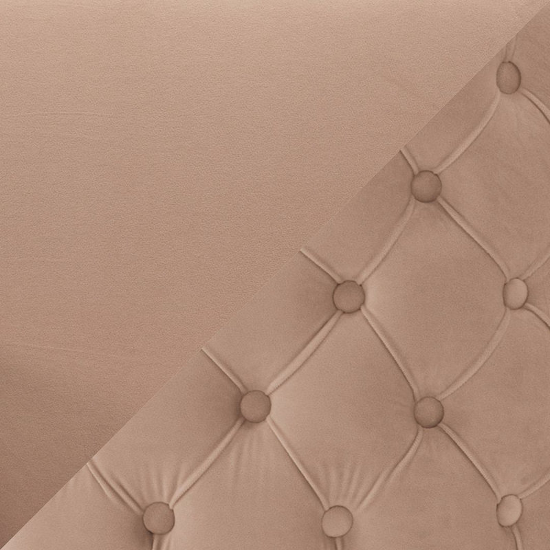 Lieven Tufted Velvet Side Chair Dining Chair, Nude, 1