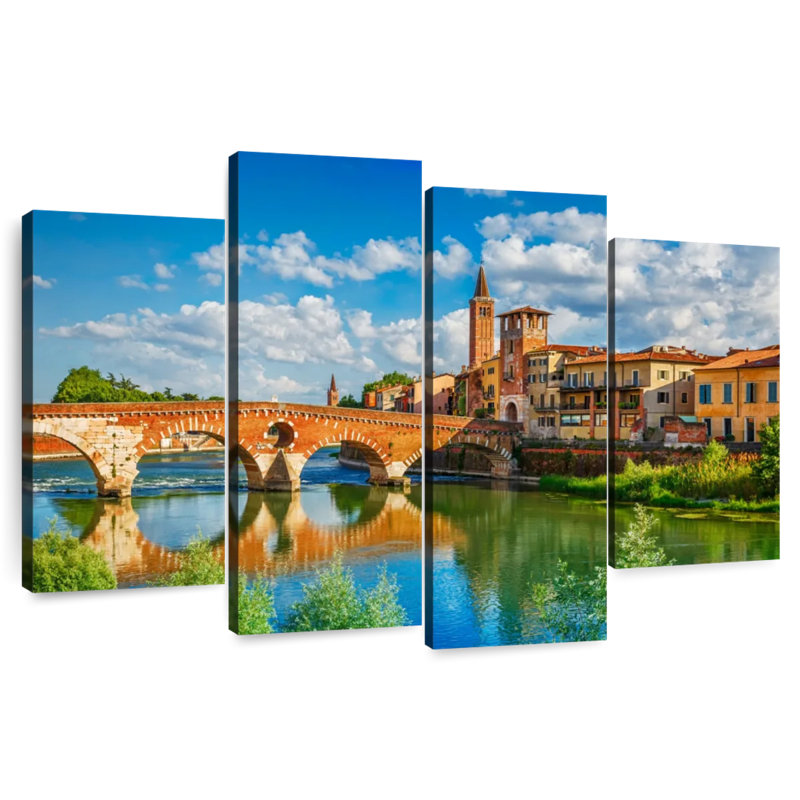 Lilie Ponte Pietra Arch Bridge, 42" H x 68" W
