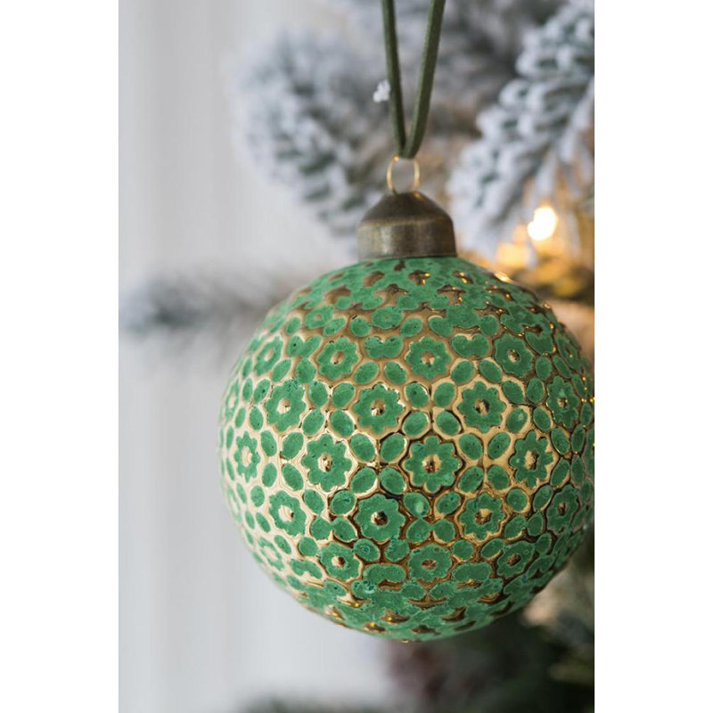 D3 ", boules de Noël décoratives, boules de Noël suspendues en verre pour décorations de fêtes, lot de 12